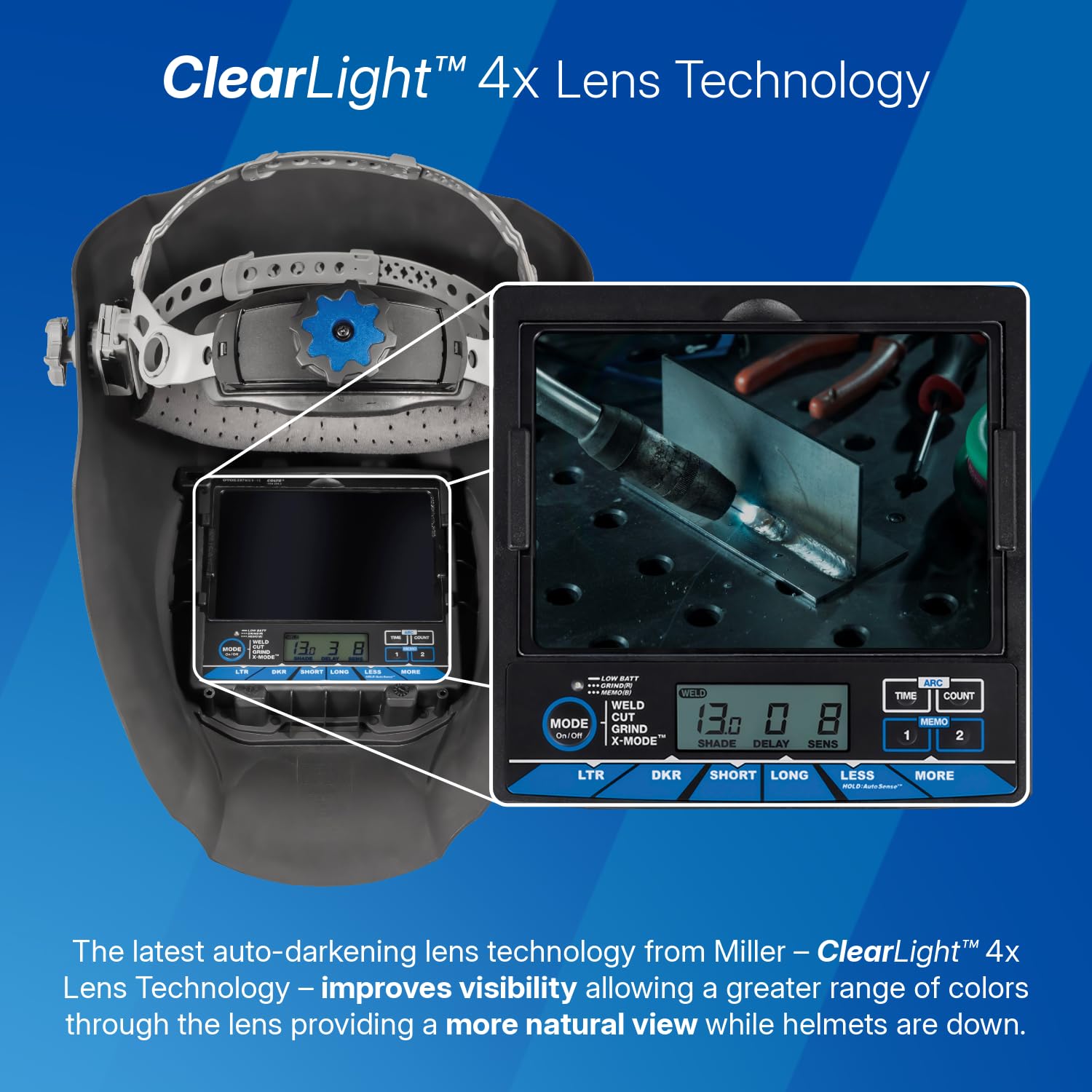 Miller Digital Infinity™ Black, ClearLight 4X - Auto Darkening